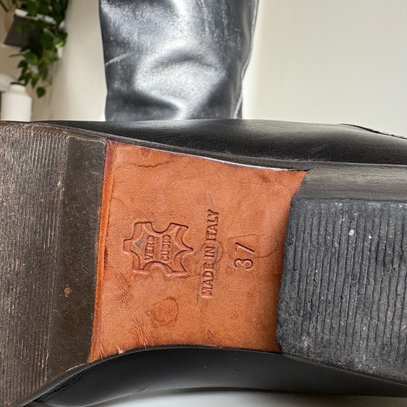 Vero Cuoio Italian Leather Boots – Size 37W - Picture 4 of 5